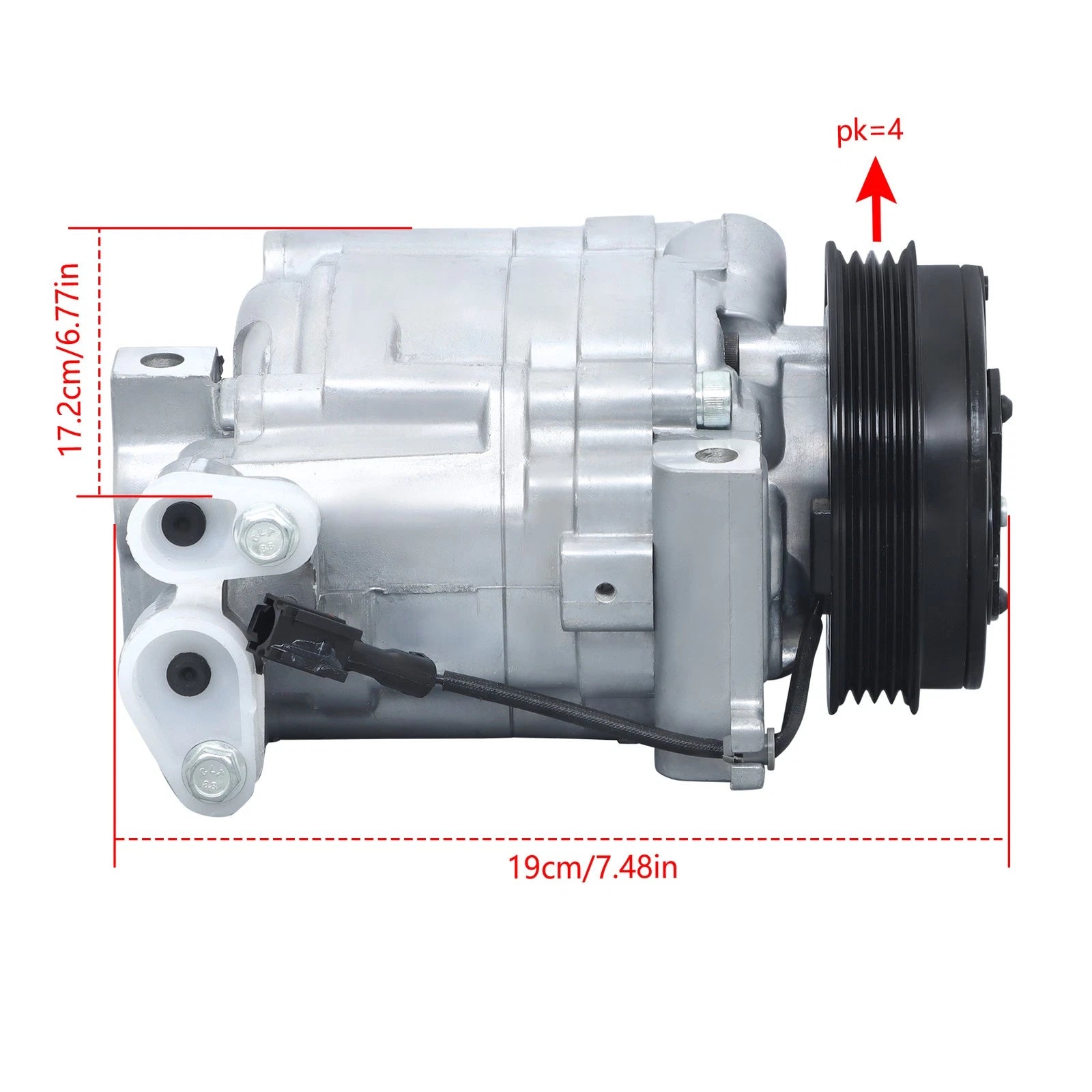 A/C Compressor & Clutch for Subaru Impreza (2007–2014)