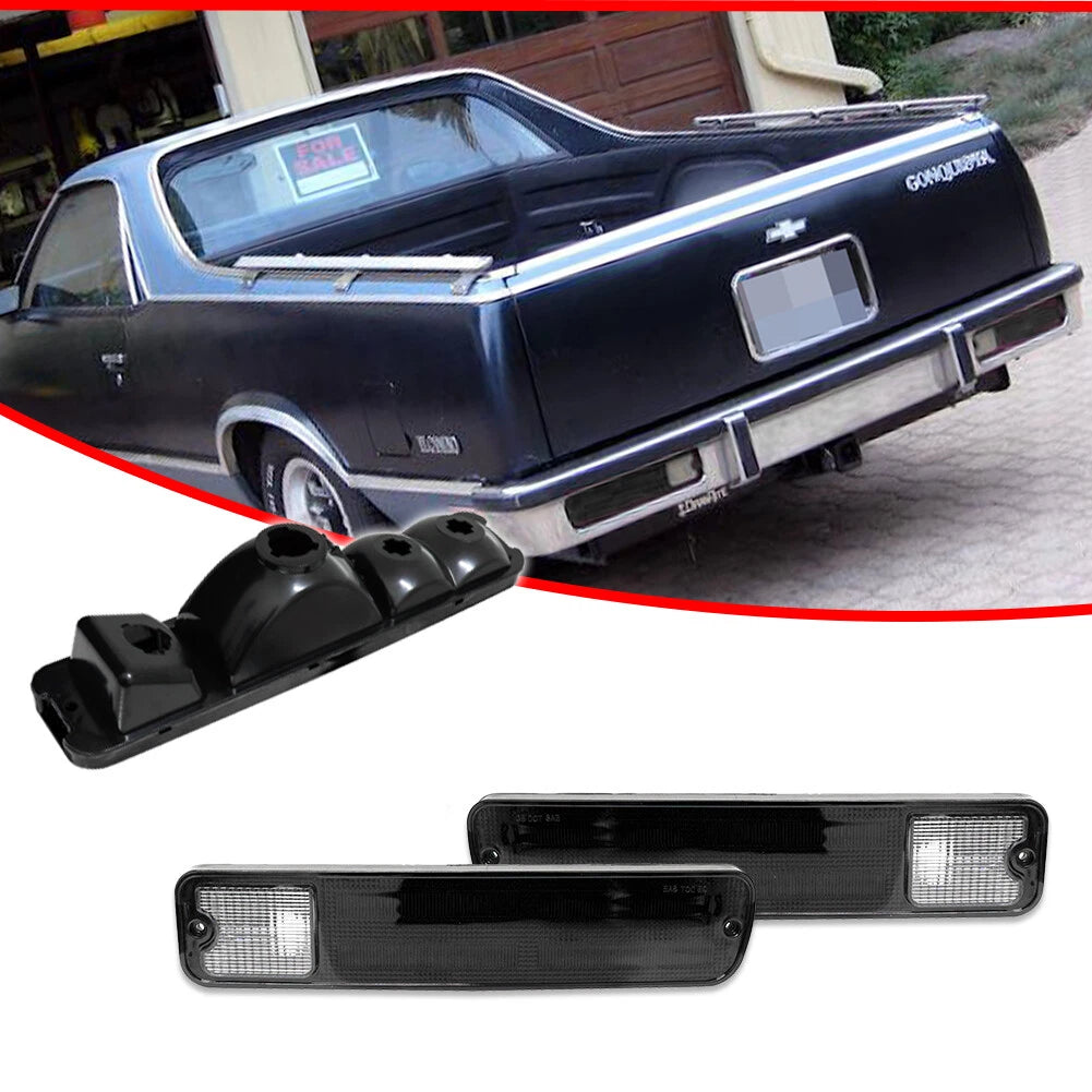 Smoke Tail Light Assembly for Chevrolet El Camino Malibu GMC Caballero (1979–1987)