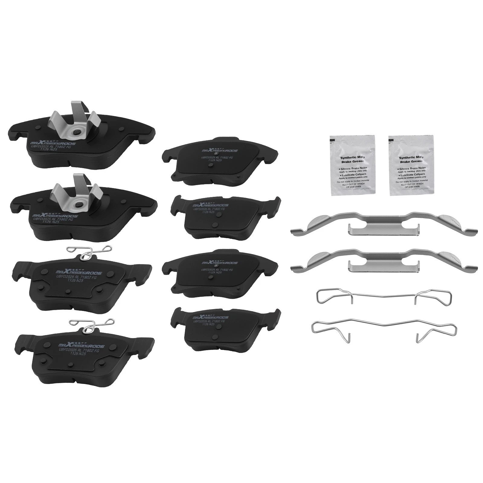 Ceramic Brake Pads Kit for Ford Police Responder Hybrid (2019–2020)