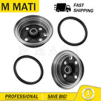 2X Front Wheel Brake Drum & Dust Seal for Yamaha Big Bear 350 (1989–1998)