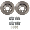 Akebono Rear Brake Kit for Audi TT Quattro (239mm Disc Rotors)