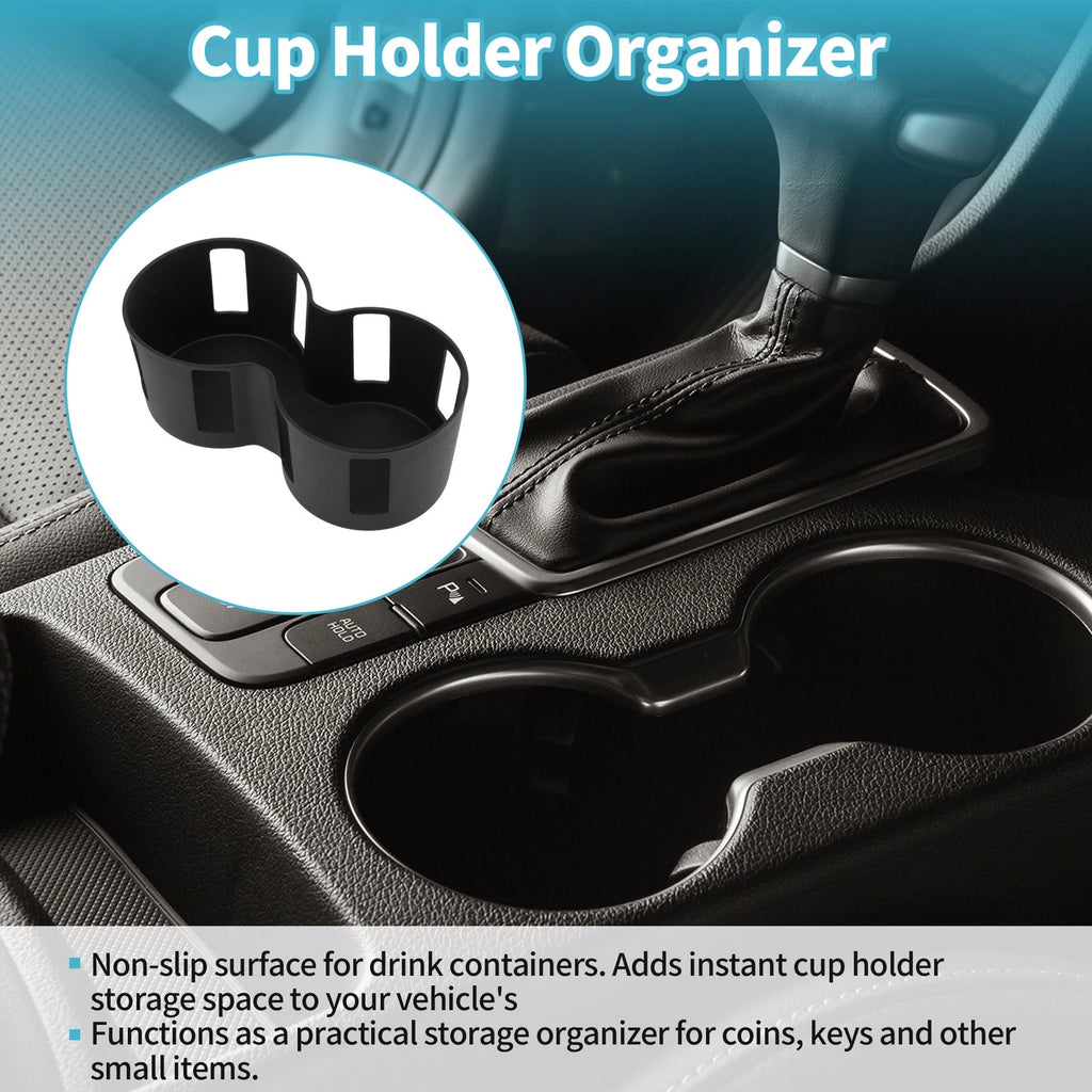 Center Console Cup Holder Organizer for Honda Prologue EV (2024–2026) TPE Black