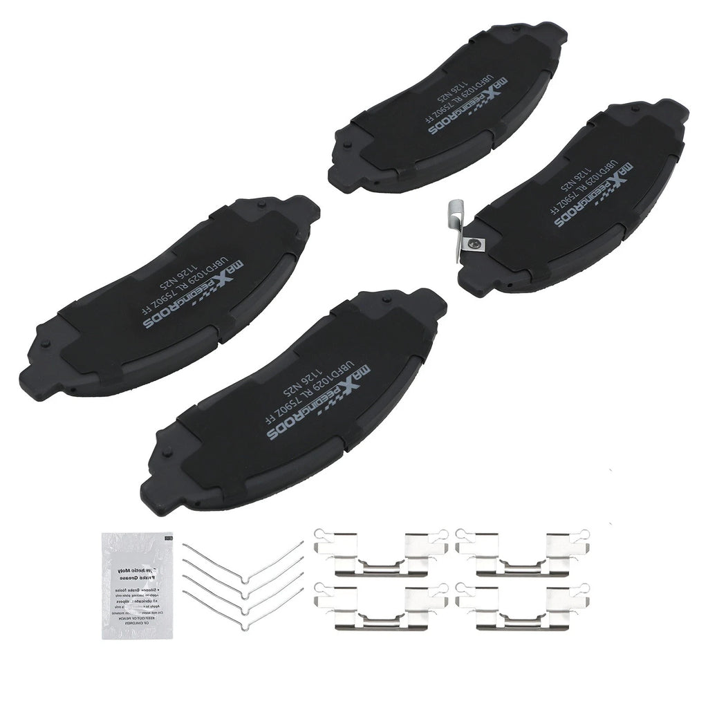 Front Ceramic Brake Pads Set for Nissan Pathfinder/Xterra (2005–2015)
