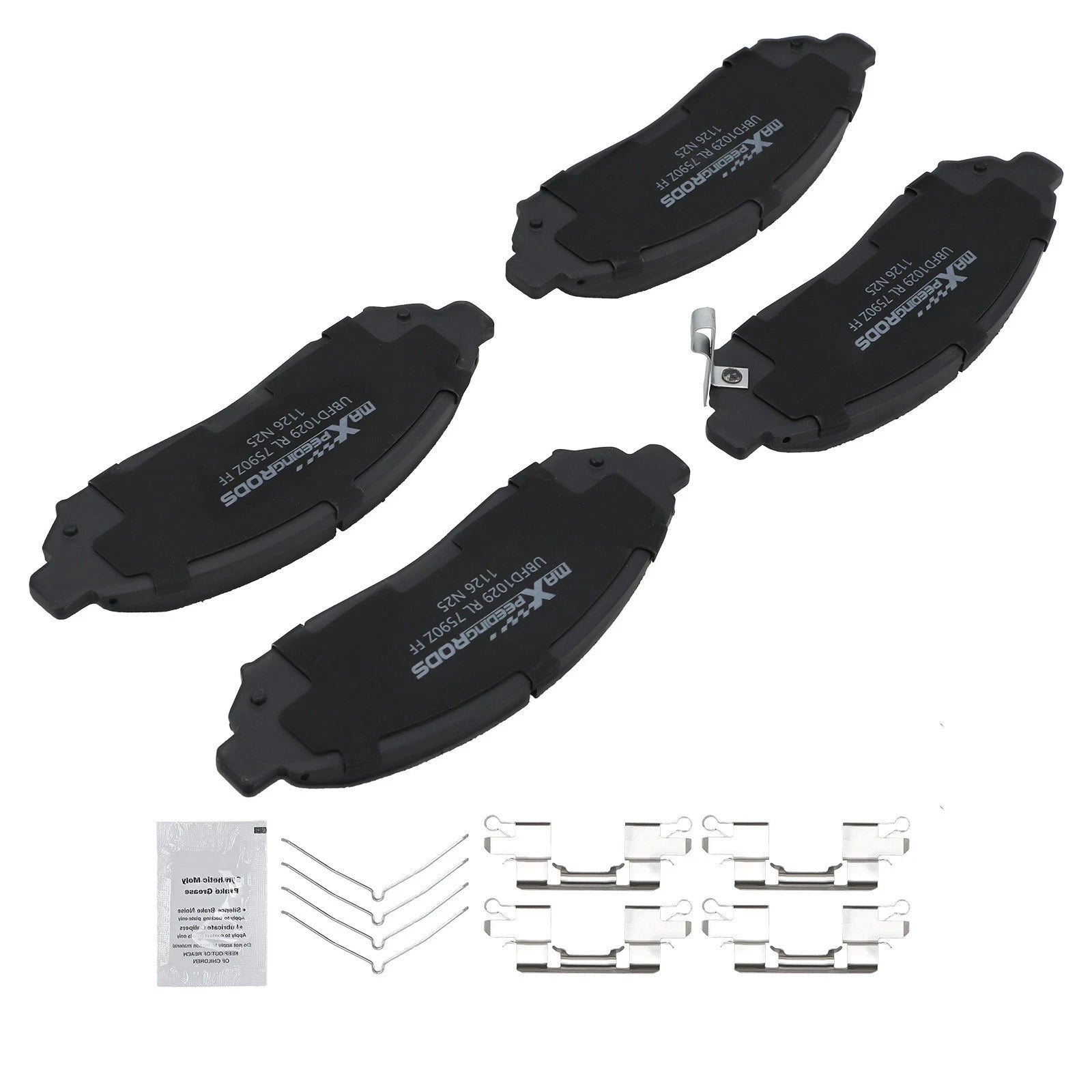 Front Ceramic Brake Pads Set for Nissan Pathfinder/Xterra (2005–2015)