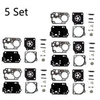 5X Carburetor Diaphragm Repair Kit for Zama RB-142, Homelite C1U-W32, C1U-W32A