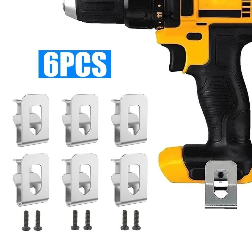 Set of 6 Belt Clips for DCD980 Electric Drill (4528mm)