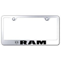 Stainless Steel License Plate Frame - Officially Licensed for Dodge RAM