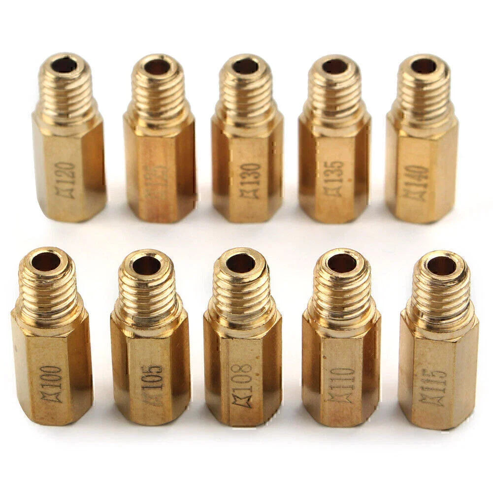 10 Pcs Main Jet for PWK OKO CVK Mikuni KOSO Carburetors #100-#140
