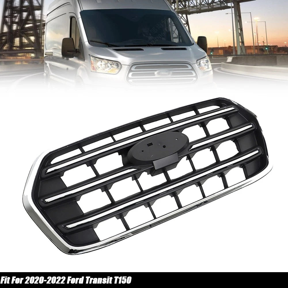 Chrome Front Upper Grill Assembly for Ford Transit T150 (2020–2022)