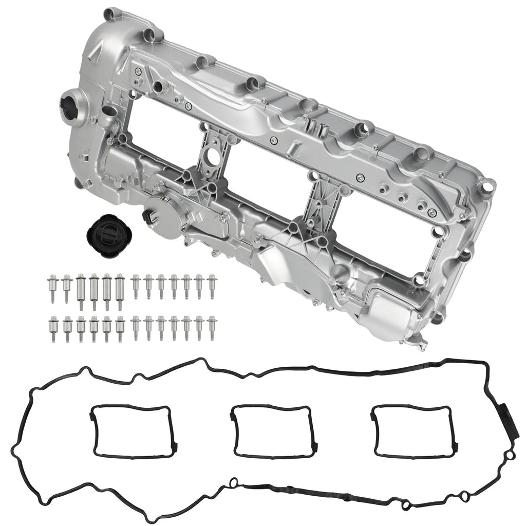 Aluminum Valve Cover with Gasket & Cap for BMW 135i 335i 540i 640i 740i X3 X5 (2011–2020)