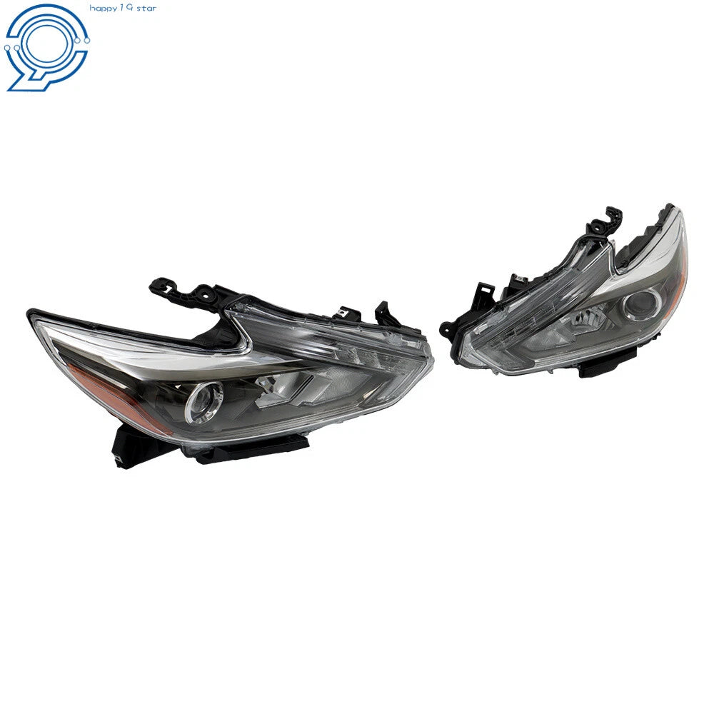 LED Headlight Assembly for Nissan Altima (2016-2018) Chrome Left & Right