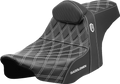 SADDLEMEN Pro Series SDC Performance Seat for Motorcycle (w/ Backrest)
