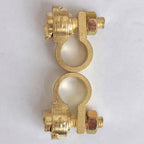 Battery Terminal Connector Pair Brass Clips for Car Boat Truck (Top Post)