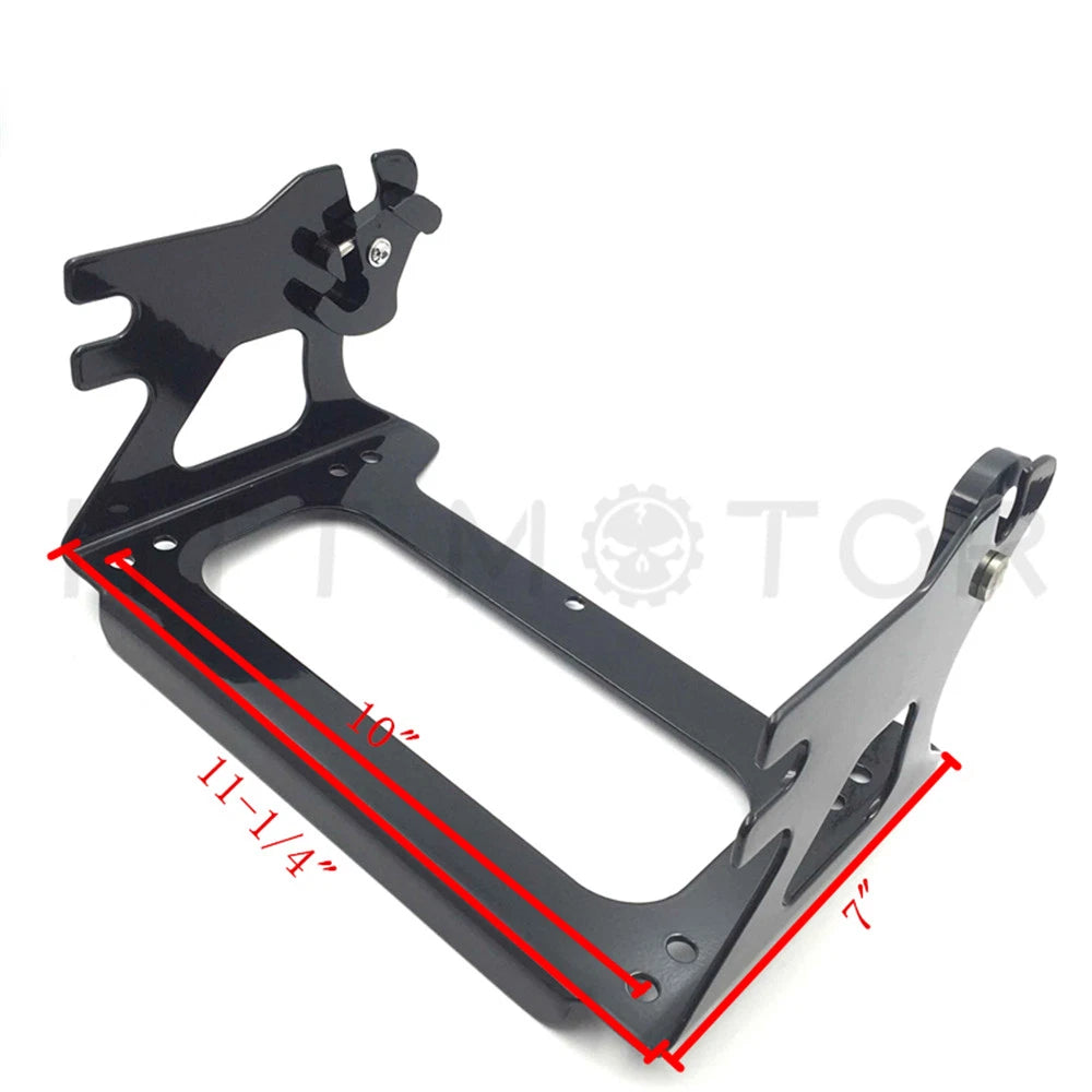 2X Tour-Pak Mounting Bracket Luggage Rack for Harley Touring Road King (1997–2008)