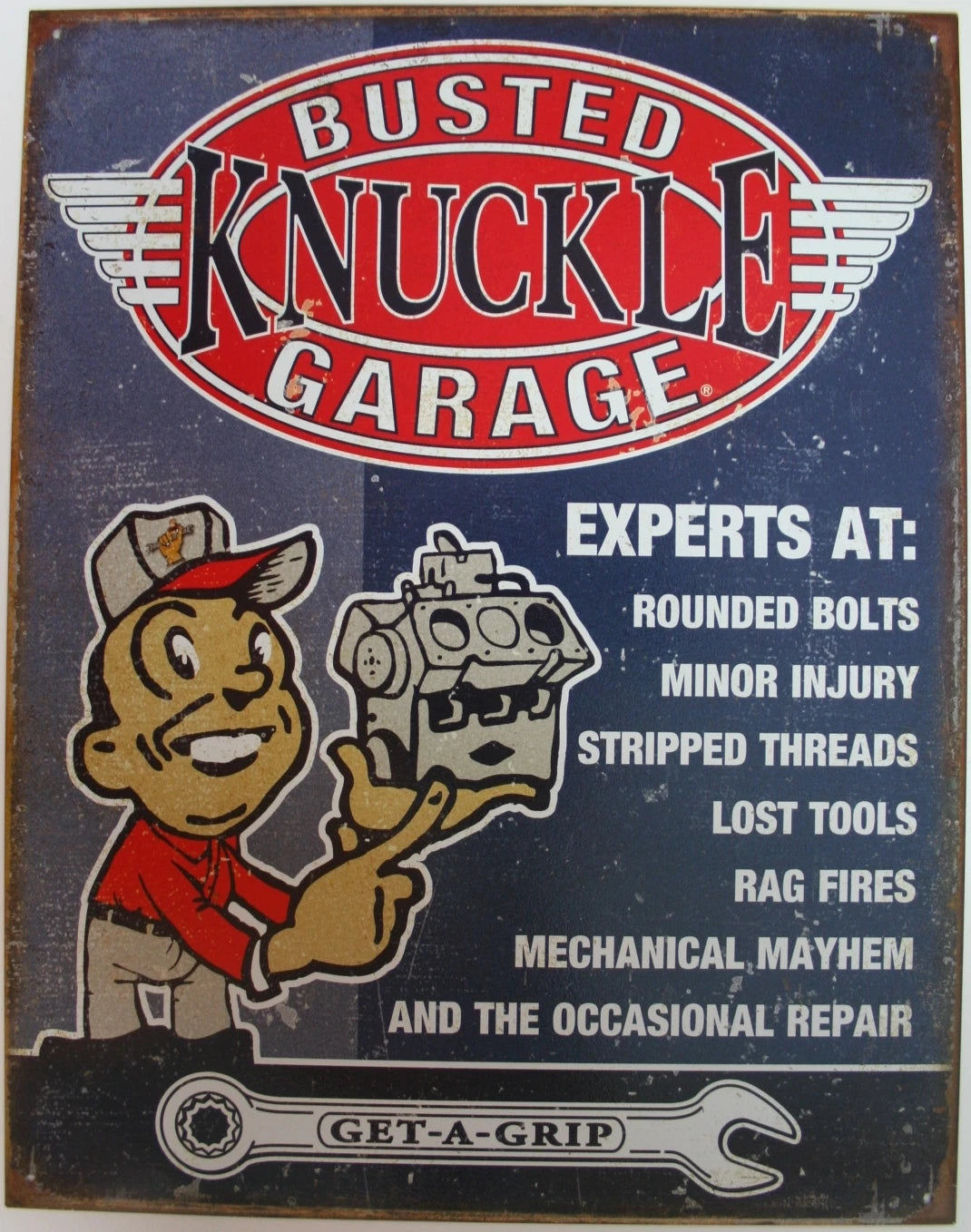 Replica Tin Metal Sign for Garage Tools (2144)