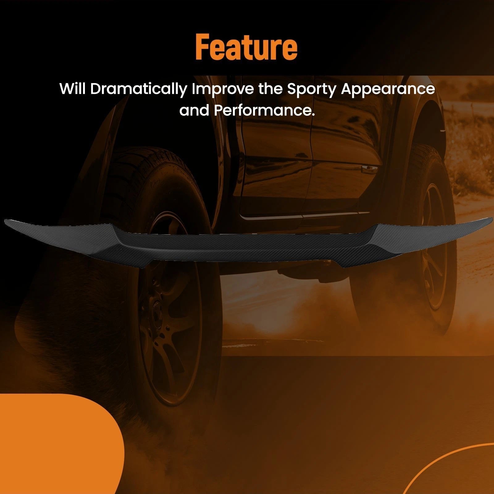 Carbon Fiber Aerodynamic Trunk Spoiler for Audi A4 S4 B9 (2017–2024)