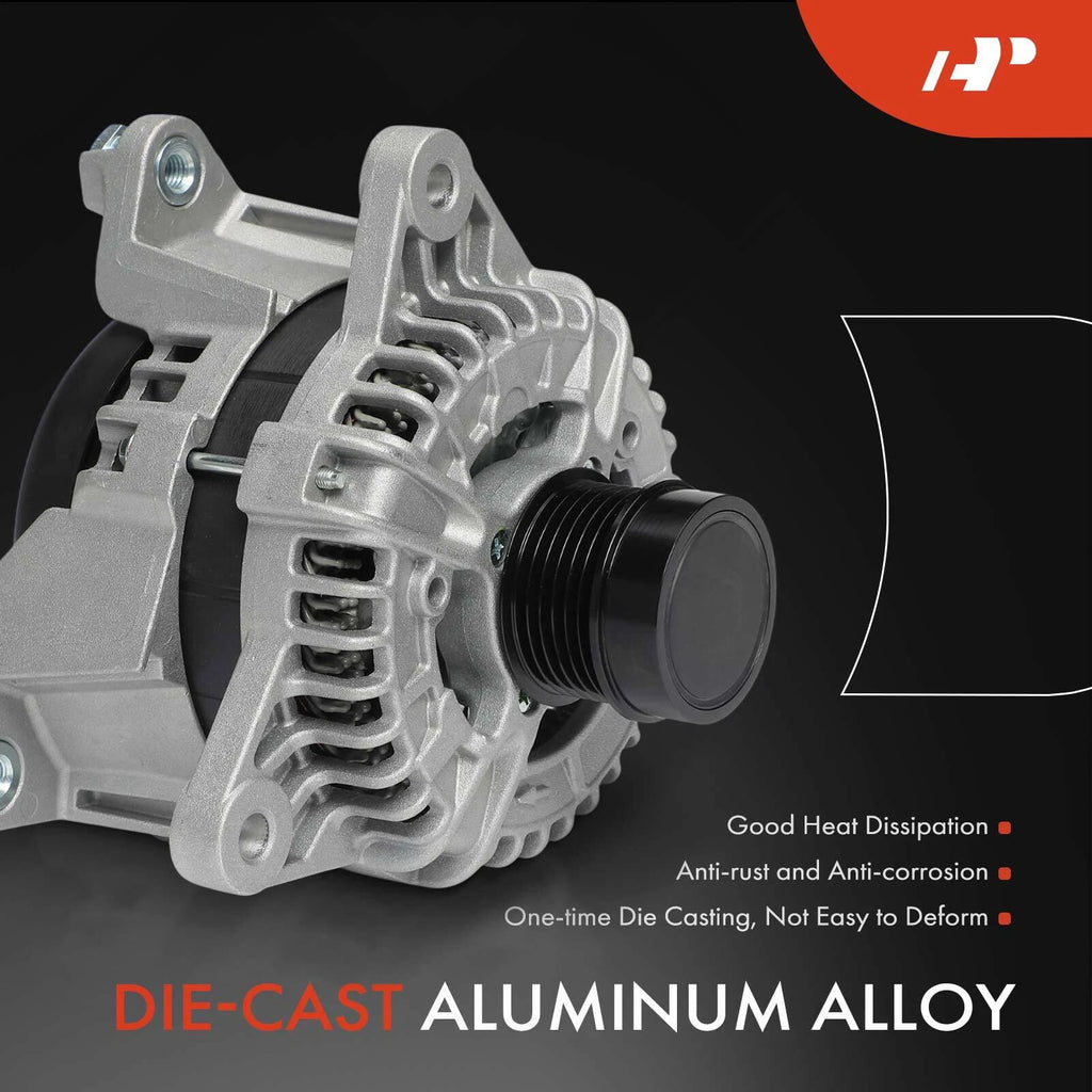Alternator for Jeep Cherokee KL (2020–2023) 2.0L 180A 6-Groove 12V