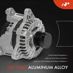 Alternator for Jeep Cherokee KL (2020–2023) 2.0L 180A 6-Groove 12V
