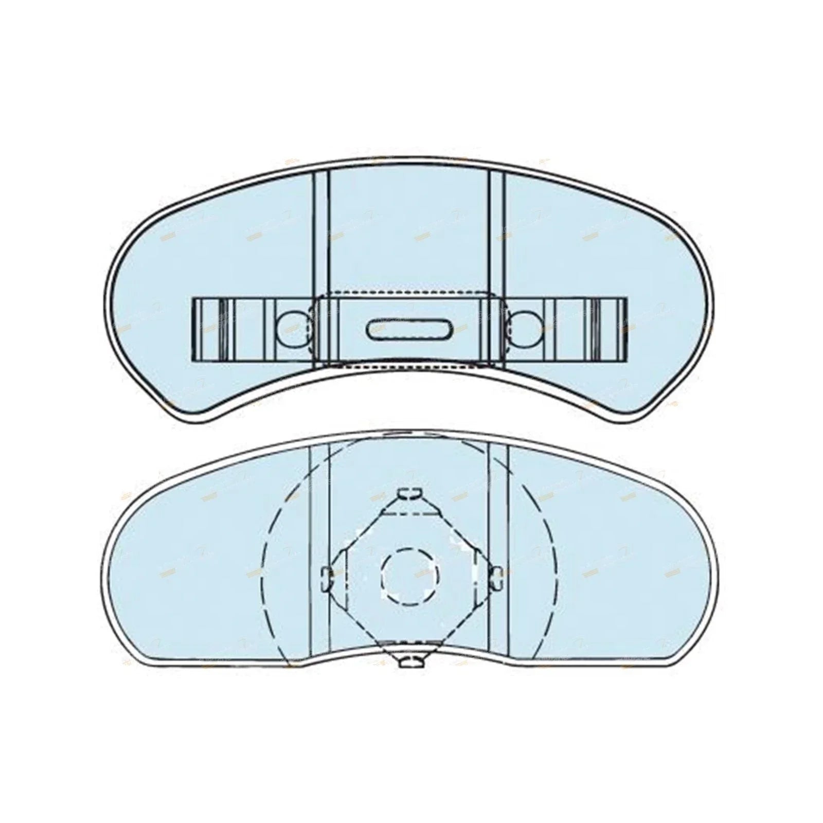 Rear Disc Brake Pad Set GCT for Ford LTD (1973 - 1982)
