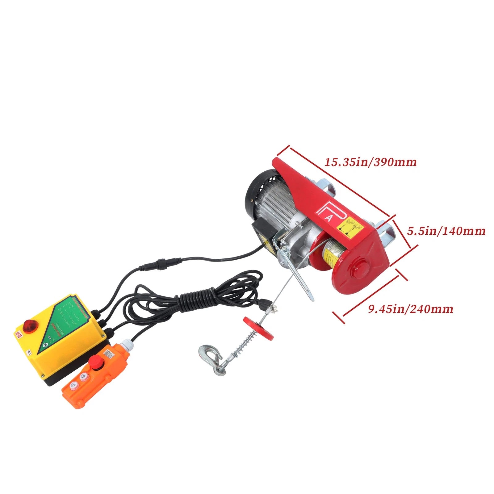 Electric Hoist 1320lbs for Mini (2010–2023) - Wireless & Wired Remote