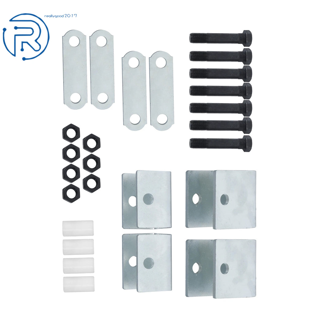 Leaf Spring Hanger Kit for Utility Trailer (Double Eye, Single Axle)