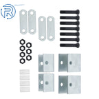 Leaf Spring Hanger Kit for Utility Trailer (Double Eye, Single Axle)