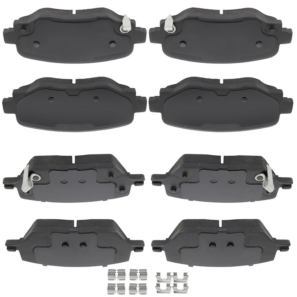 Set of 8 Ceramic Brake Pads for Jeep Compass Renegade Fiat 500X