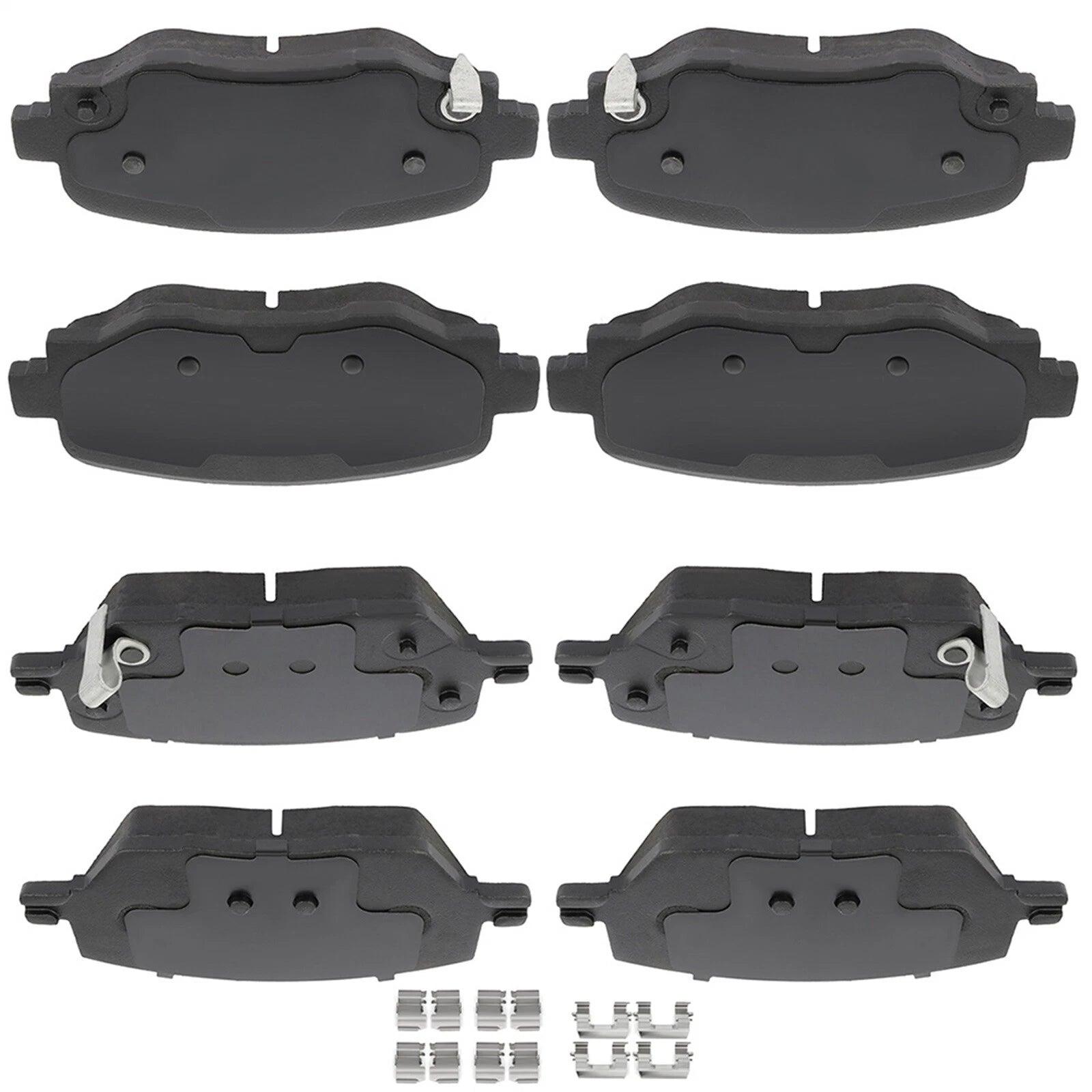 Set of 8 Ceramic Brake Pads for Jeep Compass Renegade Fiat 500X