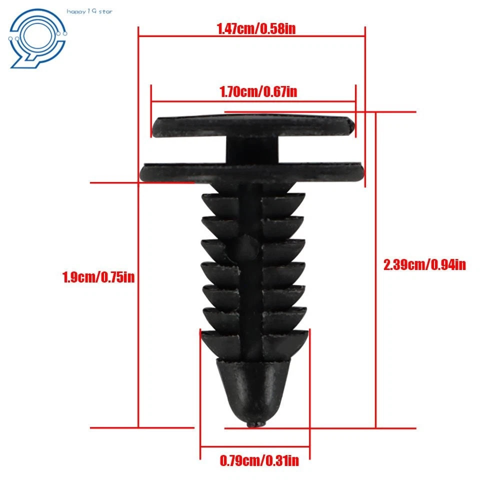 100Pcs Clip Fasteners for Chrysler Dodge Ram Pickup