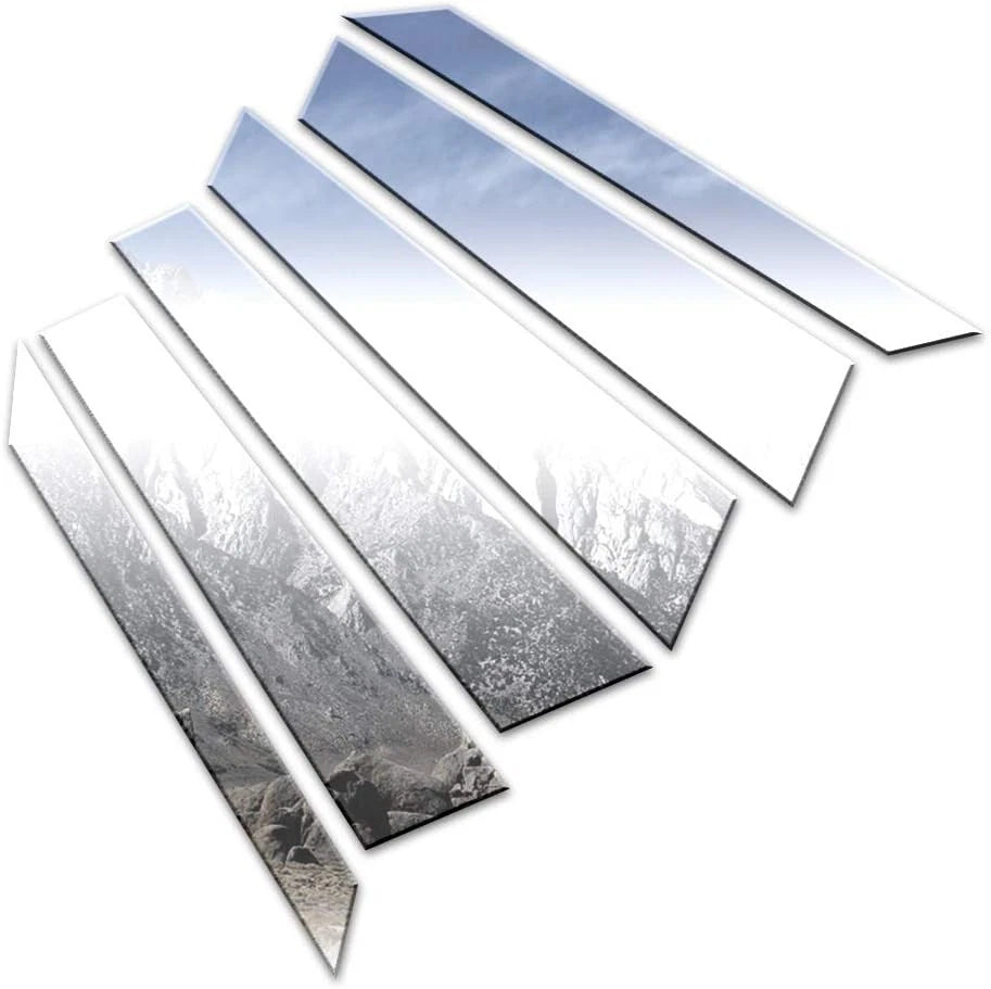 6pc. Luxury FX Stainless Steel Pillar Posts for 2010-2019 Jaguar XJ Series 4D