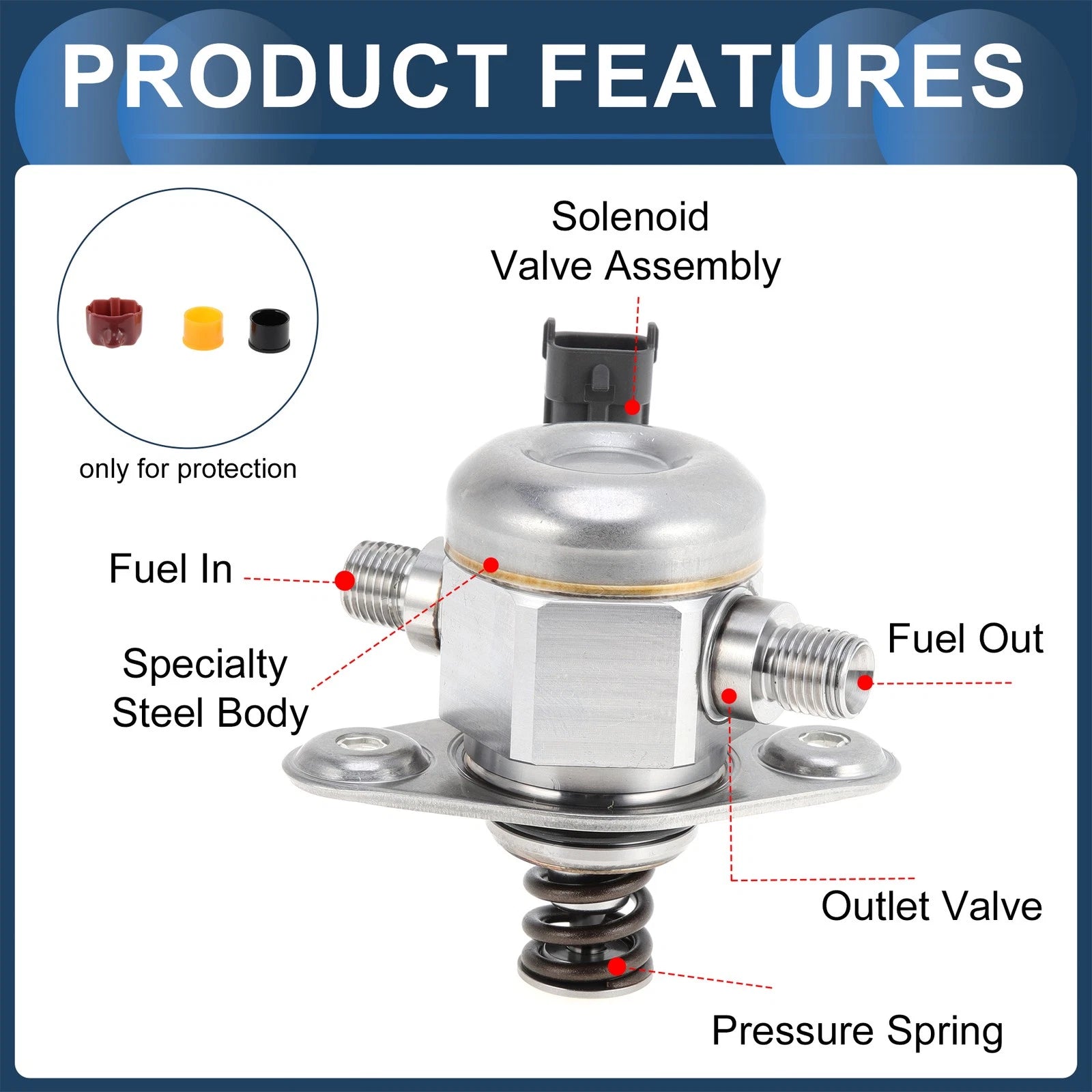 High Pressure Fuel Pump for Buick Verano Regal (2012–2017) No. 12658478