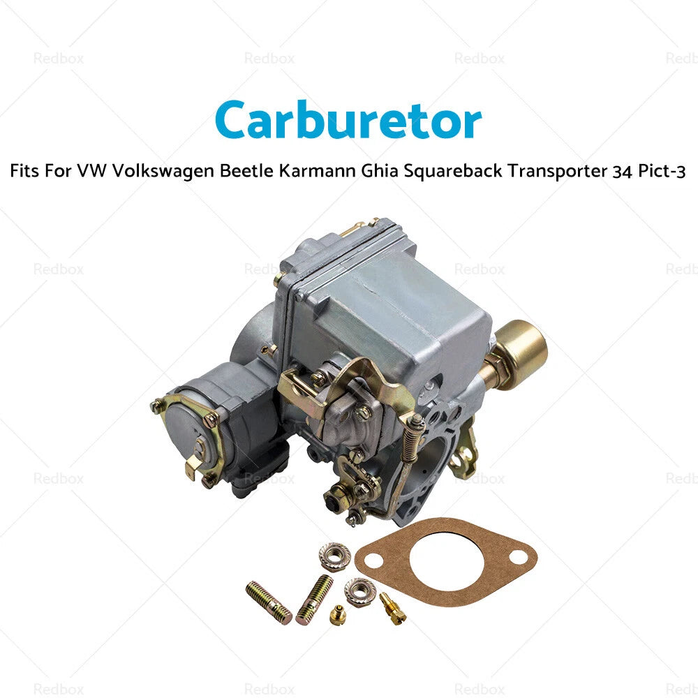 12V Electric Choke Carburetor for Volkswagen Beetle (1968–1979) 34 PICT-3