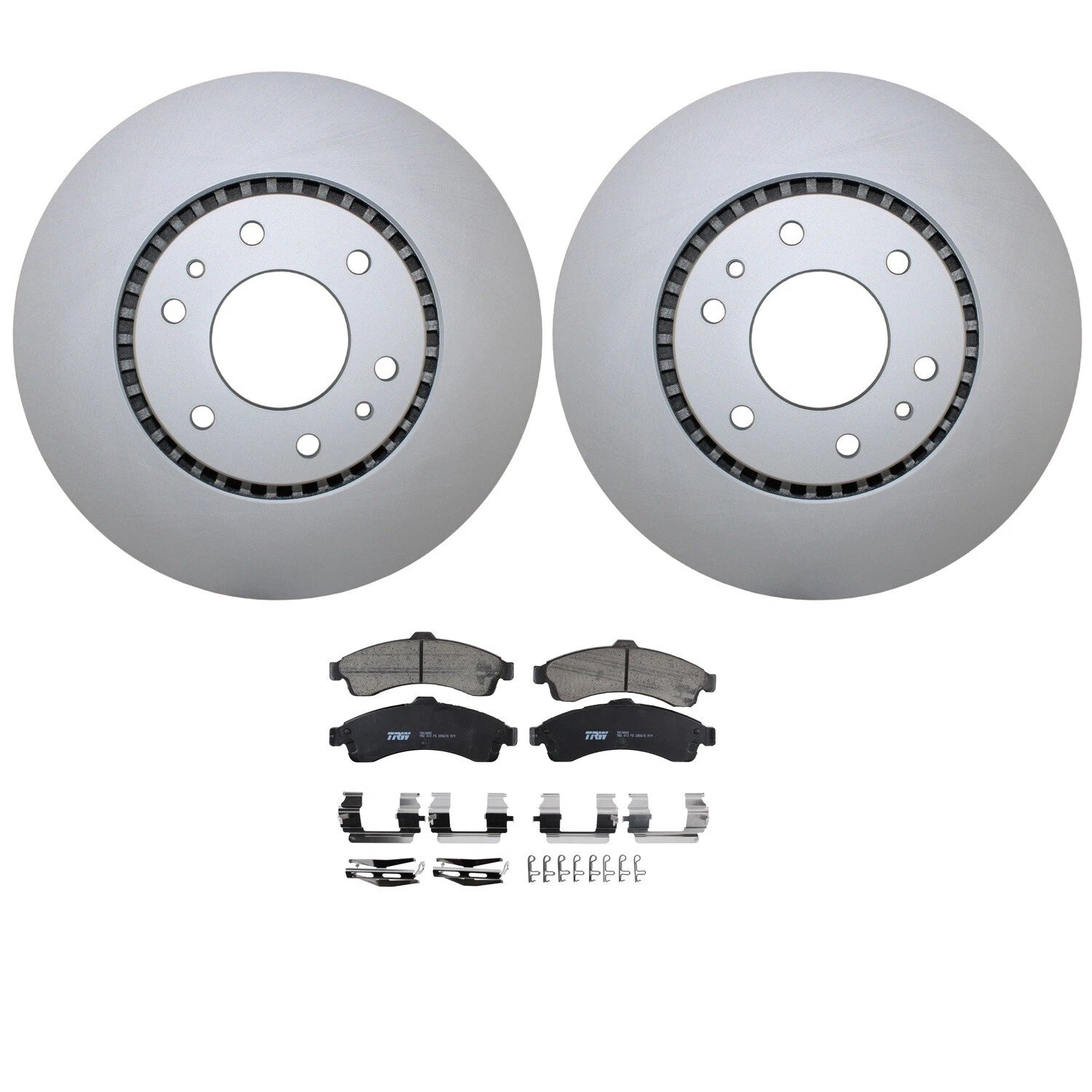 Front Brake Kit 325mm Rotors TRW Pro Ceramic Pads for Buick Chevy GMC Isuzu Saab