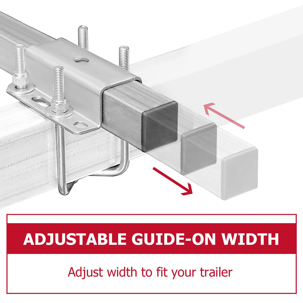 Bunk Board Guide for Pontoon Sailboat Trailer (24.4")