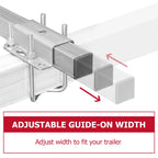 Bunk Board Guide for Pontoon Sailboat Trailer (24.4")