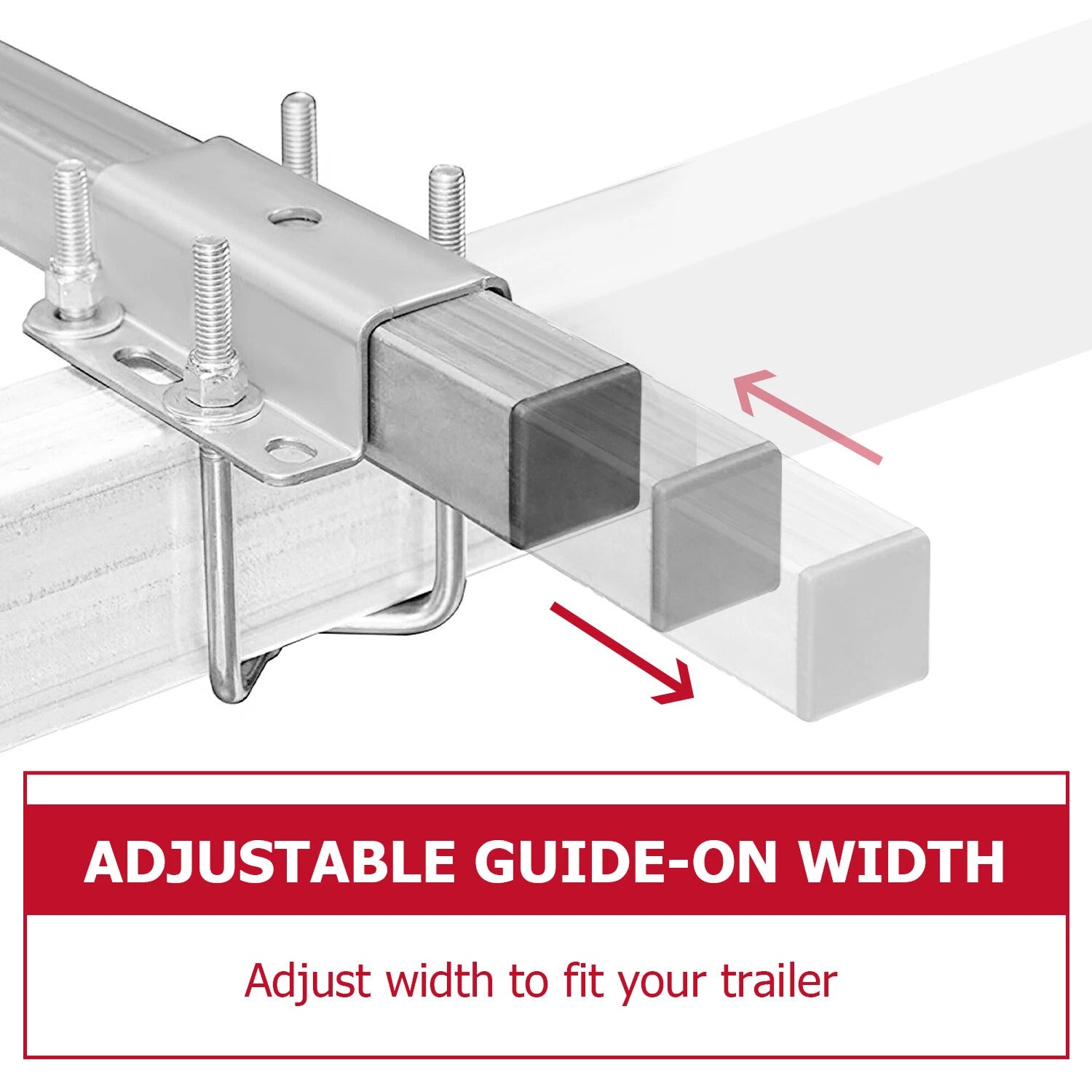 Bunk Board Guide for Pontoon Sailboat Trailer (24.4")