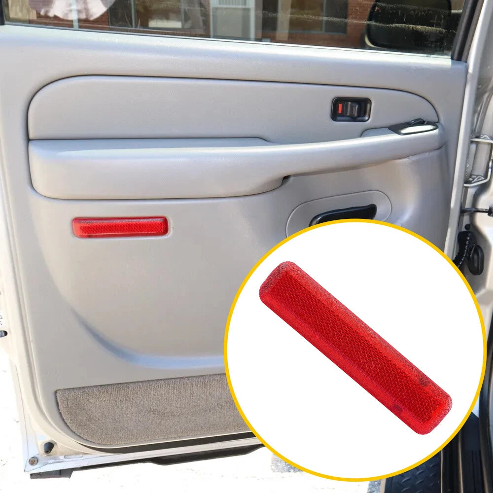 2X Red Panel Light Lens Reflector for Chevrolet GMC Truck SUV