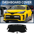 Dashboard Cover Mat for Toyota C-HR (2017–2024) Black Set of 1