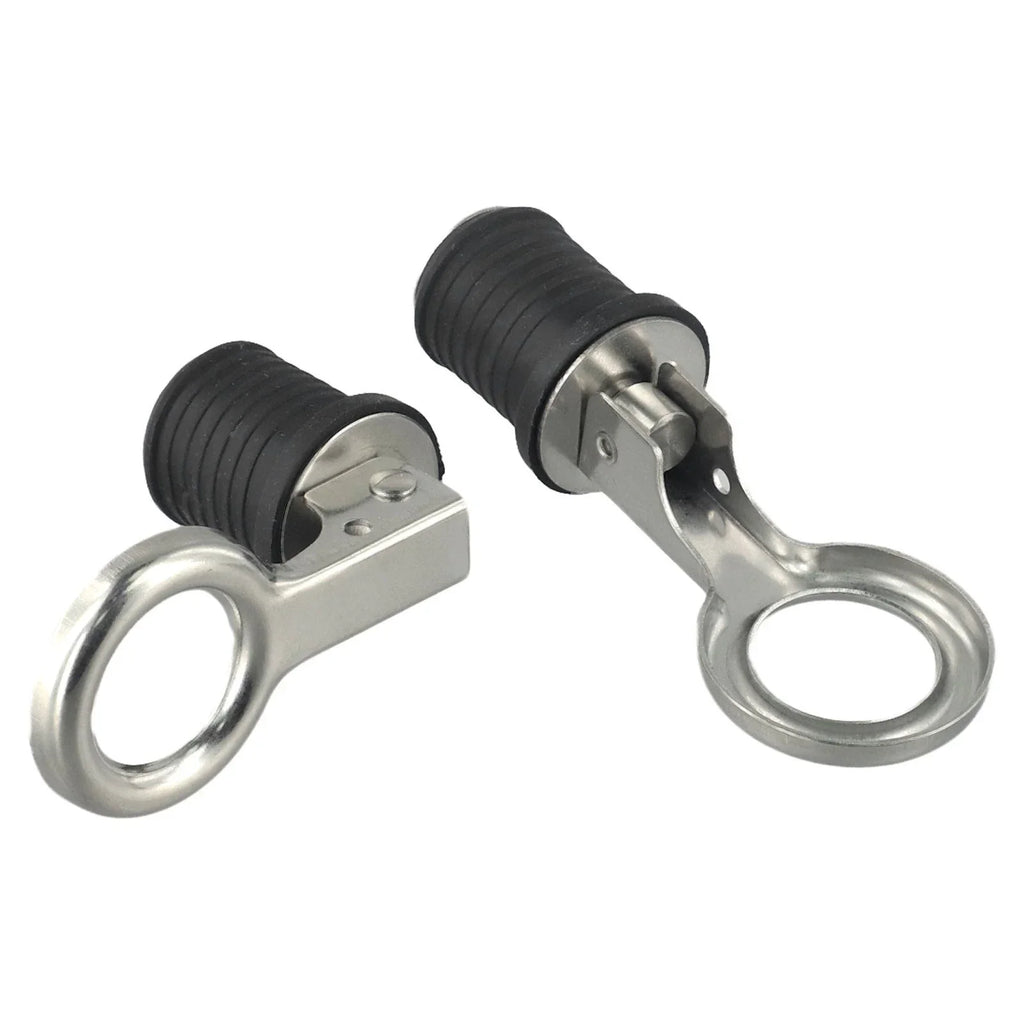 Drain / 1 Inch / Stainless Steel and Rubber for Boats and Livewells