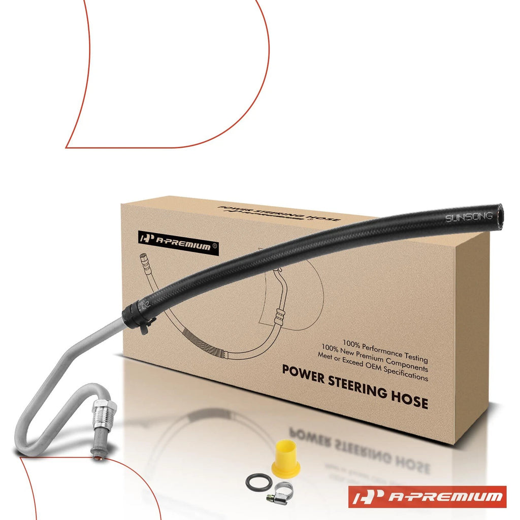 Power Steering Return Line Hose for Chevrolet C1500 GMC K1500 (1990–1999)