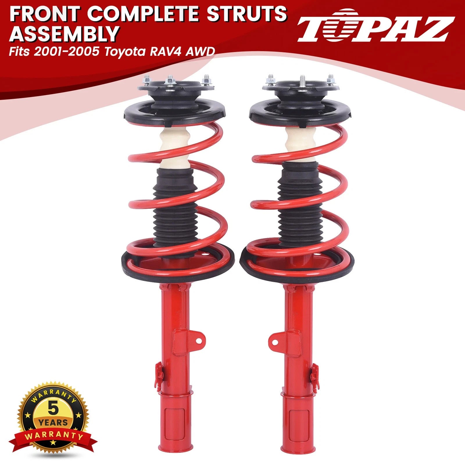 2X Front Complete Struts Assembly for Toyota RAV4 (2001–2005) AWD