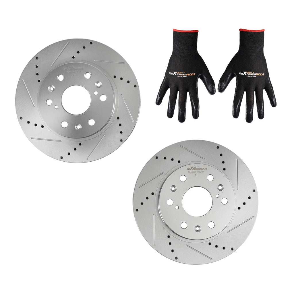 Drilled and Slotted Brake Rotor Kit for Chevrolet Silverado 1500 (2005–2019)