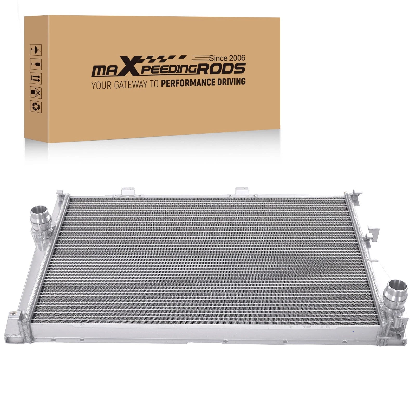 2 Row Aluminum Engine Radiator for BMW 525i 528i 740i 750iL (1999–2005) 2285