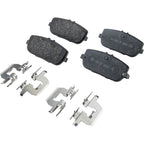 Set of 4 NAO Brake Pads for Mazda MX-5 Miata (2006–2015)