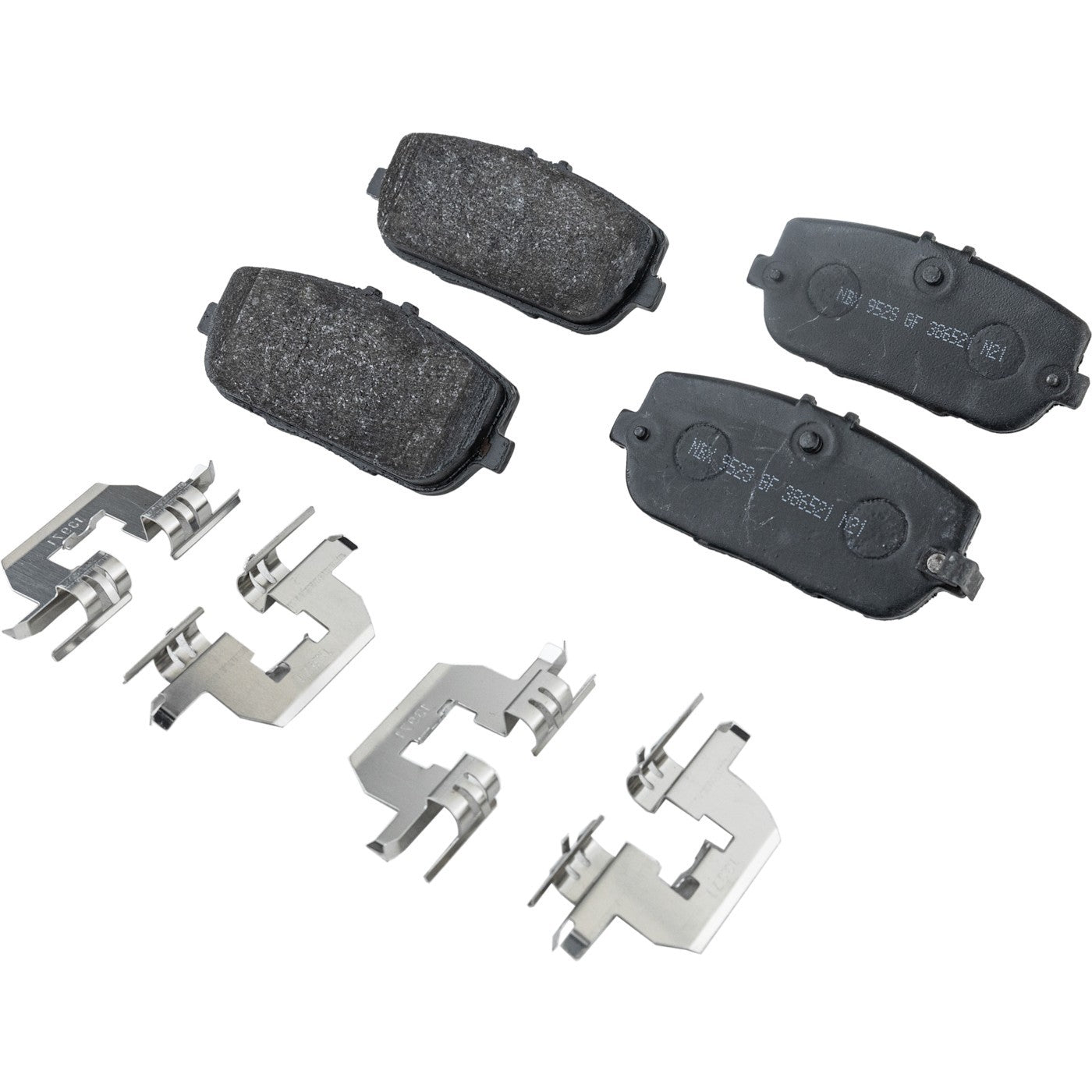 Set of 4 NAO Brake Pads for Mazda MX-5 Miata (2006–2015)