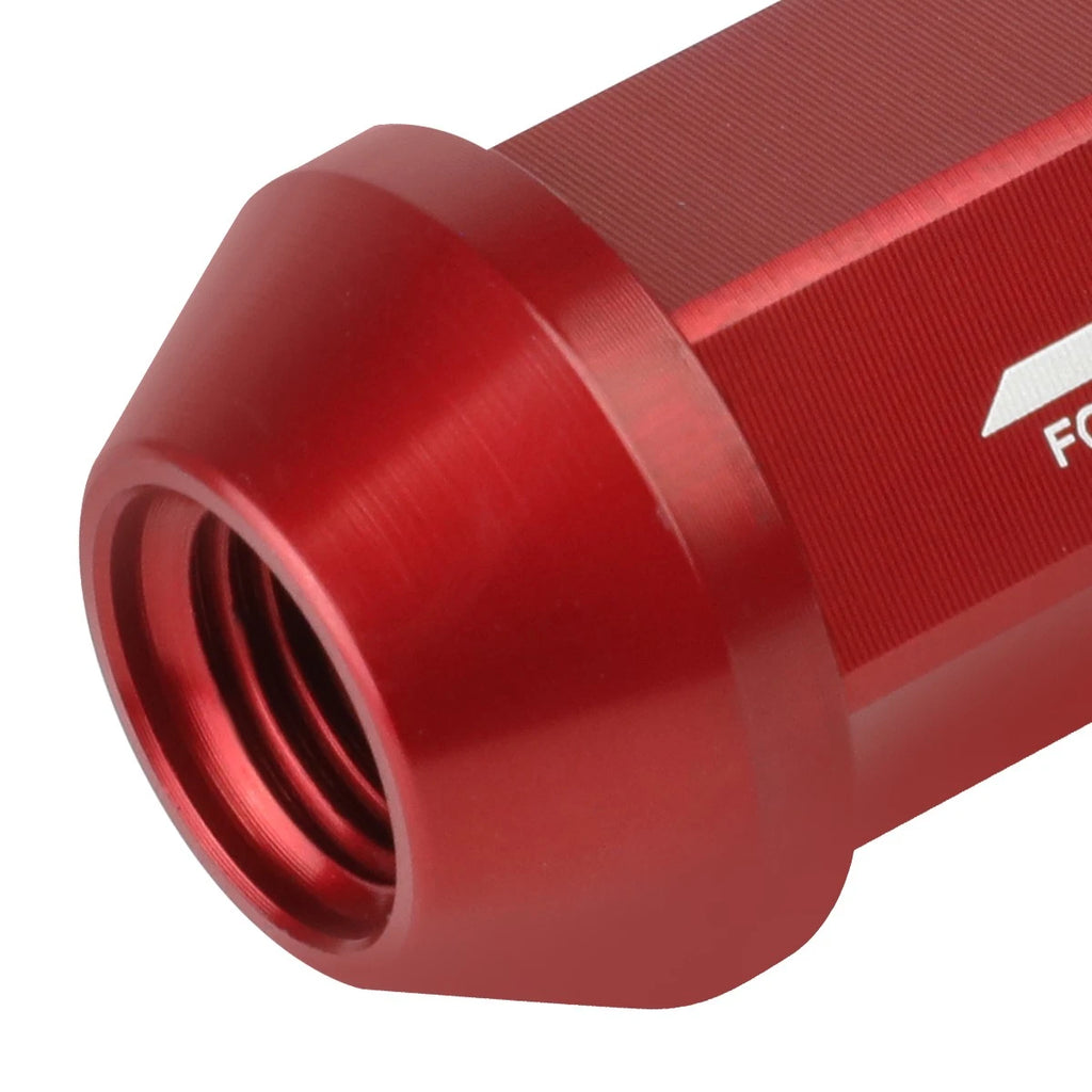 20Pcs J2 7075-T6 Forged Aluminum M12x1.25 Open-End Lug Nuts for