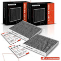 2X Activated Carbon Cabin Air Filter for Saab 9-2X (2005–2006)