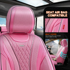 1st Front Row Bucket Seat Cover for Universal Vehicles - Diamond Series Pink