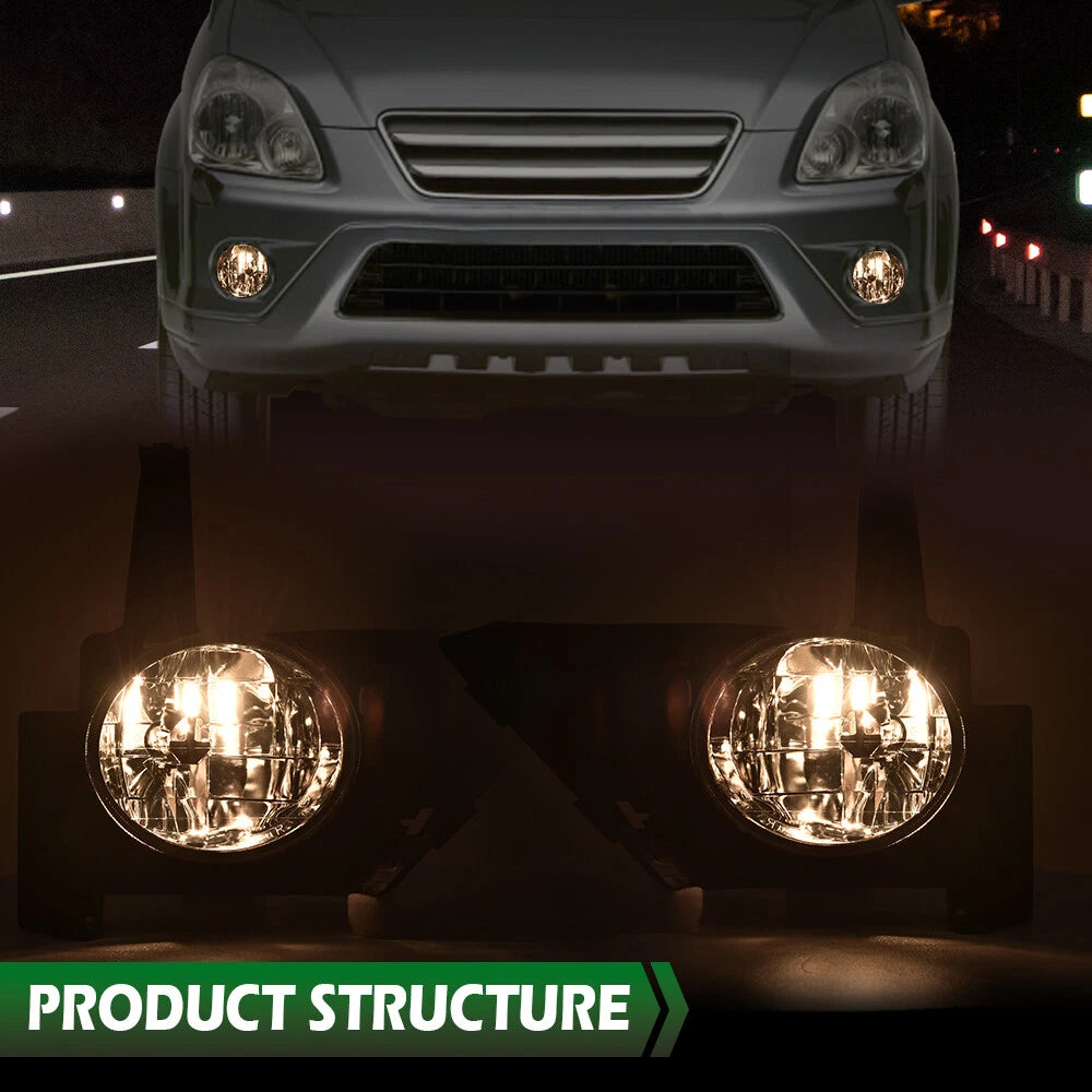 Fog Lights for Honda CR-V (2005–2006) with Switch and Bulbs