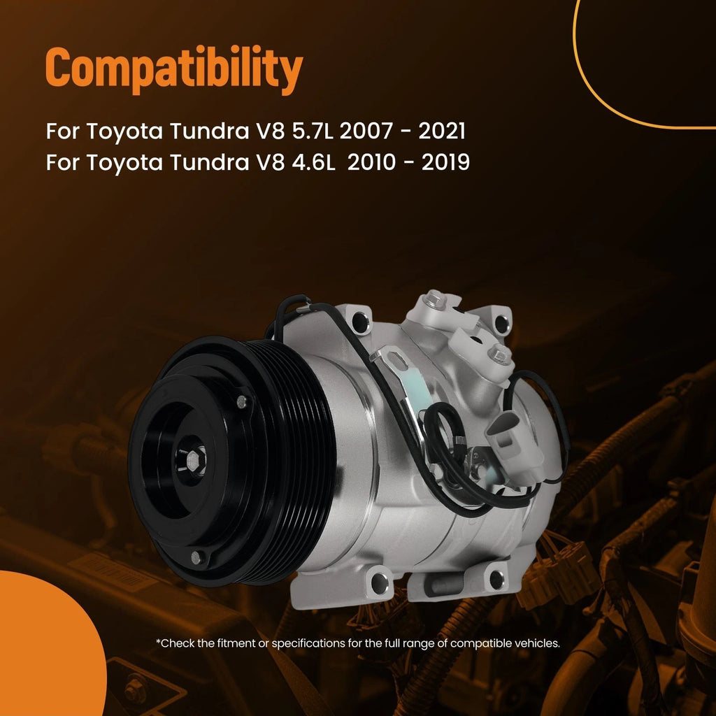 Air Conditioning Compressor for Toyota Tundra V8 (2007–2021) CO11234C PAG46